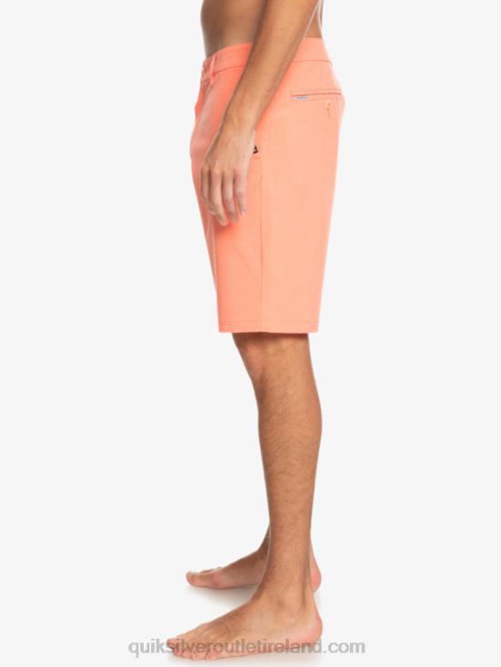 Men Quiksilver Union Heather 20 Amphibian Boardshorts N02TD71 fresh salmon
