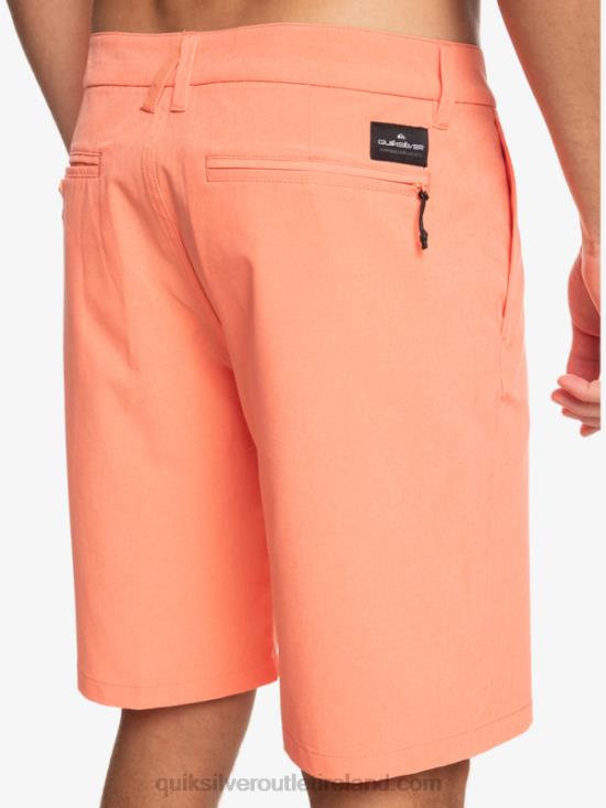 Men Quiksilver Union Heather 20 Amphibian Boardshorts N02TD71 fresh salmon