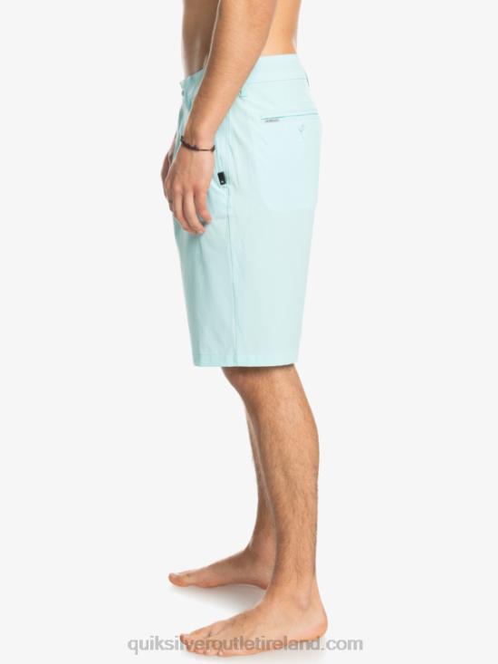 Men Quiksilver Union Heather 20 Amphibian Boardshorts N02TD74 iced aqua