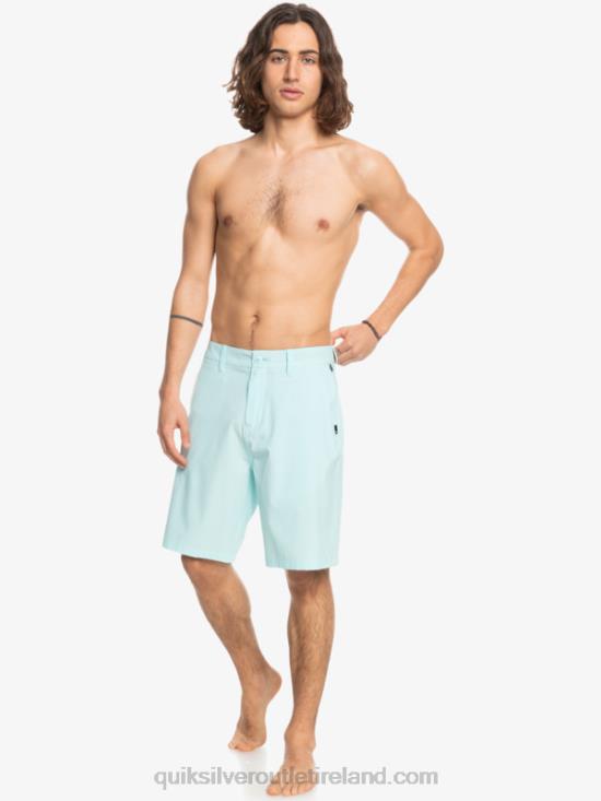 Men Quiksilver Union Heather 20 Amphibian Boardshorts N02TD74 iced aqua