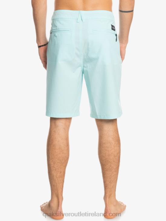 Men Quiksilver Union Heather 20 Amphibian Boardshorts N02TD74 iced aqua