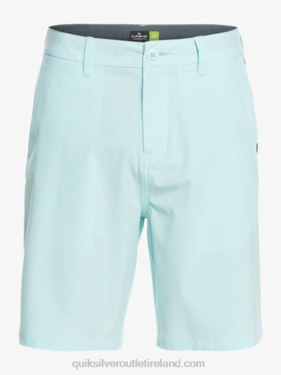 Men Quiksilver Union Heather 20 Amphibian Boardshorts N02TD74 iced aqua