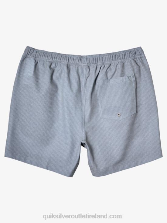 Men Quiksilver Waterman After Surf Stretch 20 Amphibian Boardshorts N02TD955 light grey heather