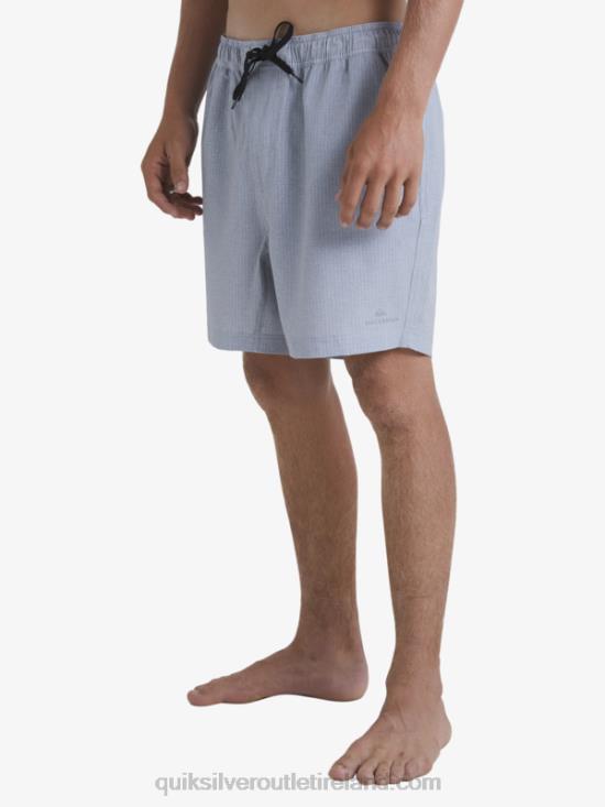 Men Quiksilver Waterman After Surf Stretch 20 Amphibian Boardshorts N02TD955 light grey heather