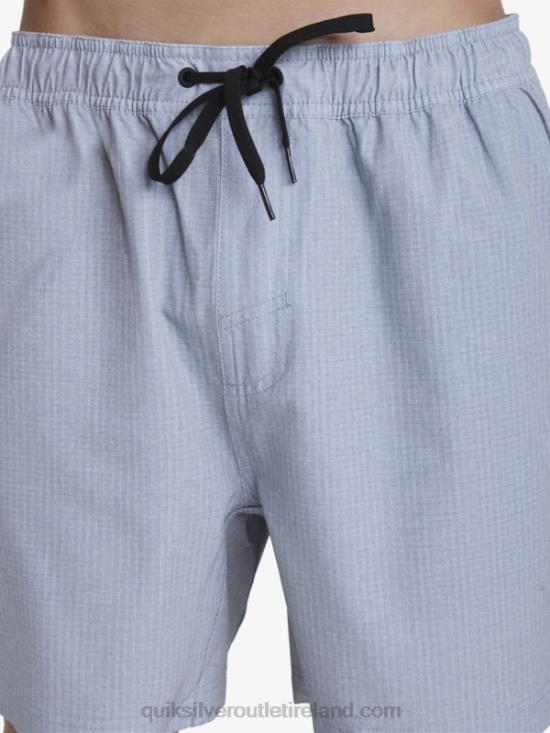Men Quiksilver Waterman After Surf Stretch 20 Amphibian Boardshorts N02TD955 light grey heather