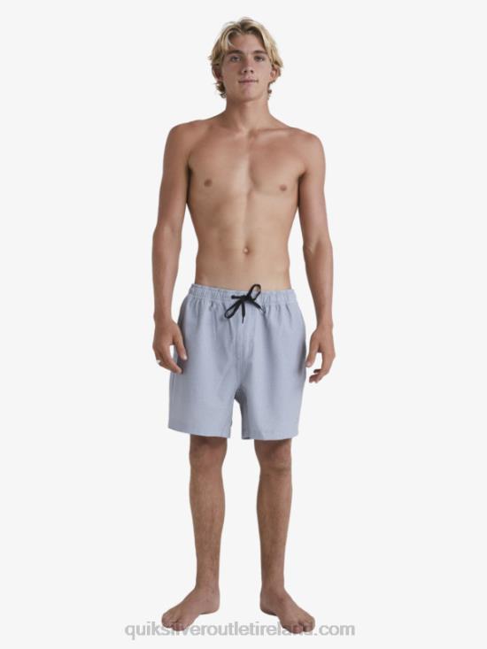 Men Quiksilver Waterman After Surf Stretch 20 Amphibian Boardshorts N02TD955 light grey heather