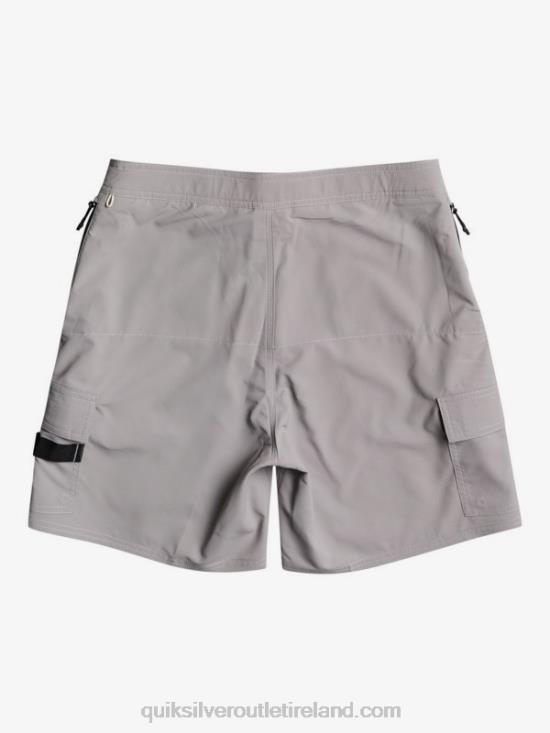 Men Quiksilver Waterman Azimuth Amphibian 18 Shorts N02TD789 steeple grey
