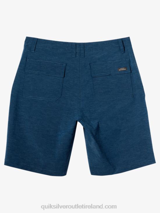 Men Quiksilver Waterman Backwater 20 Amphibian Boardshorts N02TD775 ensign blue