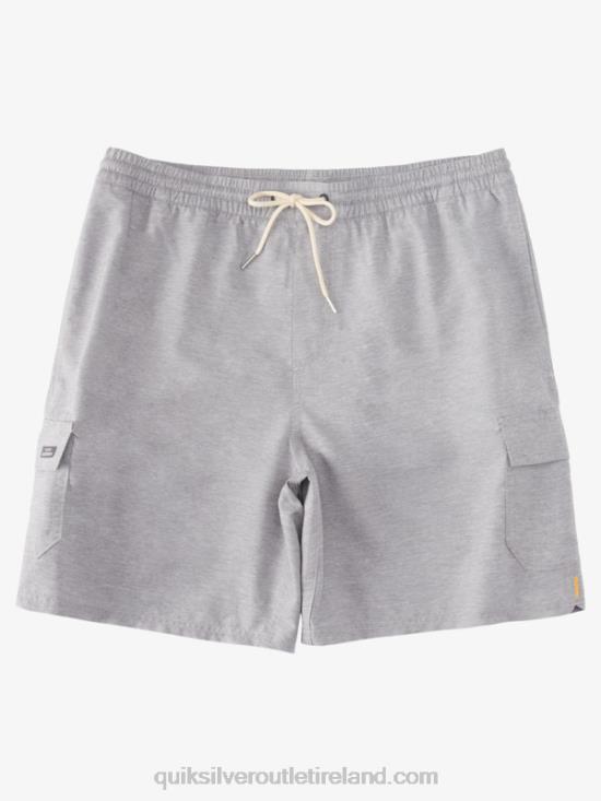 Men Quiksilver Waterman Balance 18 Volleys N02TD909 heather grey