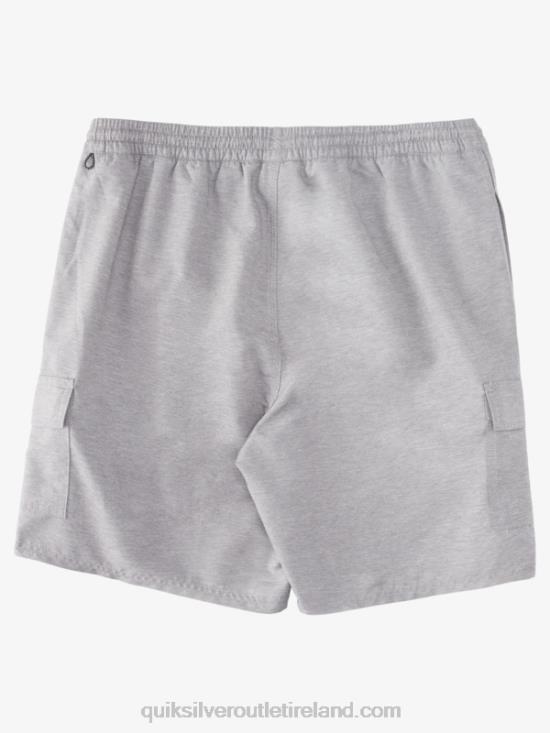 Men Quiksilver Waterman Balance 18 Volleys N02TD909 heather grey