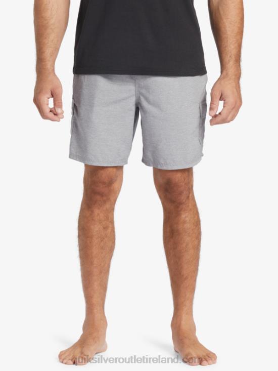 Men Quiksilver Waterman Balance 18 Volleys N02TD909 heather grey