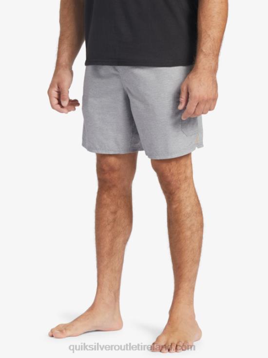 Men Quiksilver Waterman Balance 18 Volleys N02TD909 heather grey