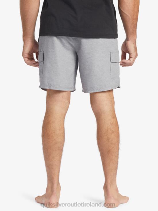 Men Quiksilver Waterman Balance 18 Volleys N02TD909 heather grey