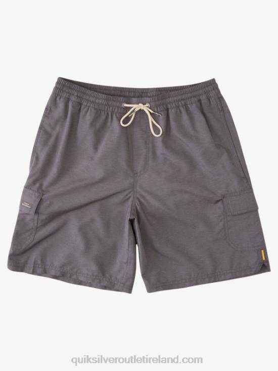Men Quiksilver Waterman Balance 18 Volleys N02TD910 dark grey heather