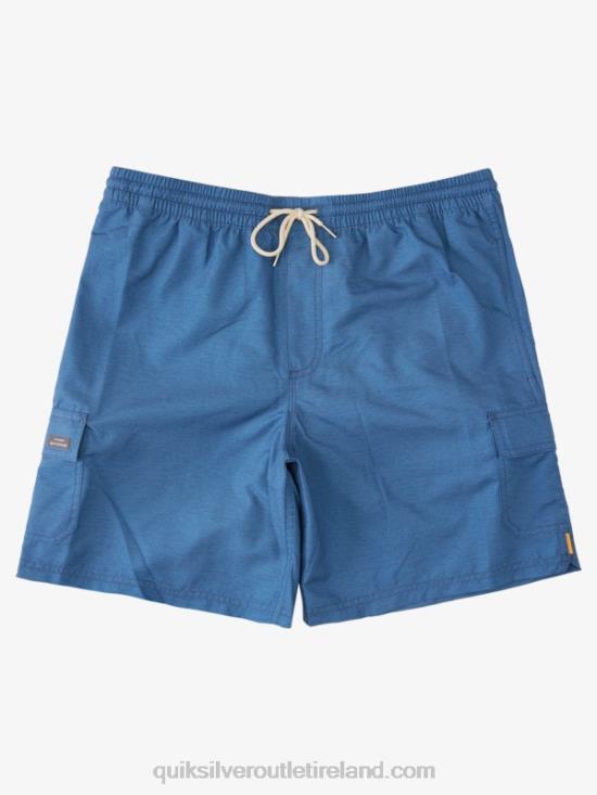 Men Quiksilver Waterman Balance 18 Volleys N02TD911 ensign blue heather