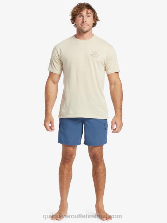 Men Quiksilver Waterman Balance 18 Volleys N02TD911 ensign blue heather
