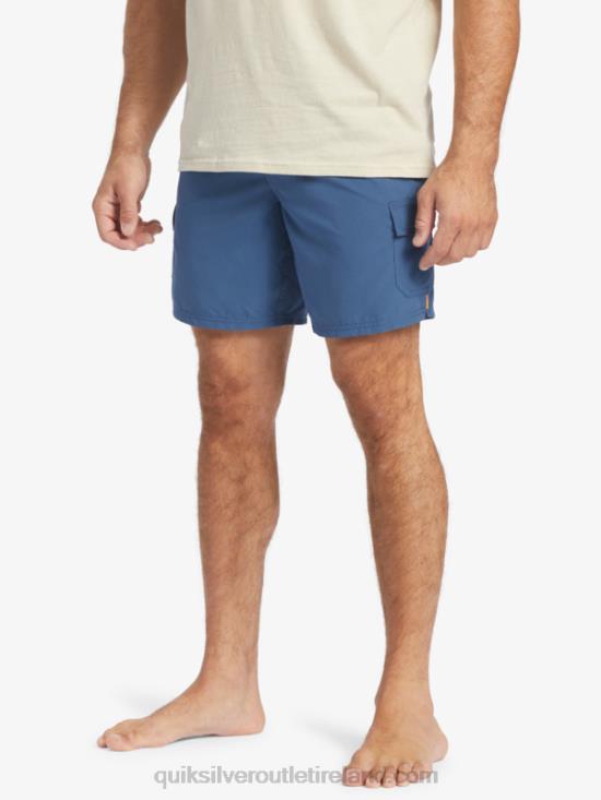 Men Quiksilver Waterman Balance 18 Volleys N02TD911 ensign blue heather