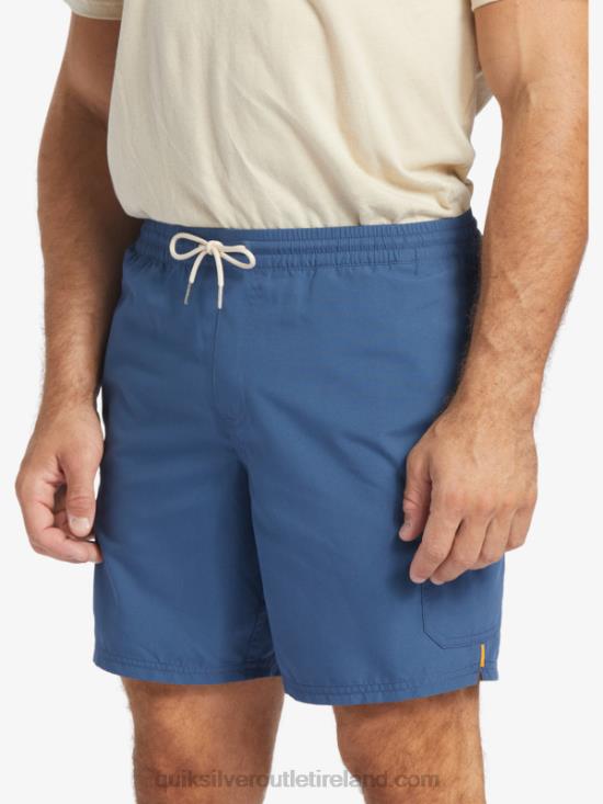 Men Quiksilver Waterman Balance 18 Volleys N02TD911 ensign blue heather