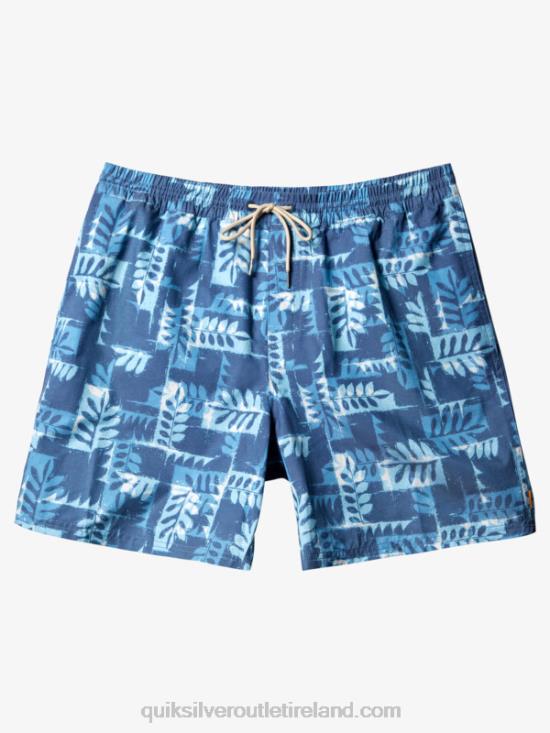 Men Quiksilver Waterman Canoes Reef 17 Volleys N02TD547 ensign blue canoe