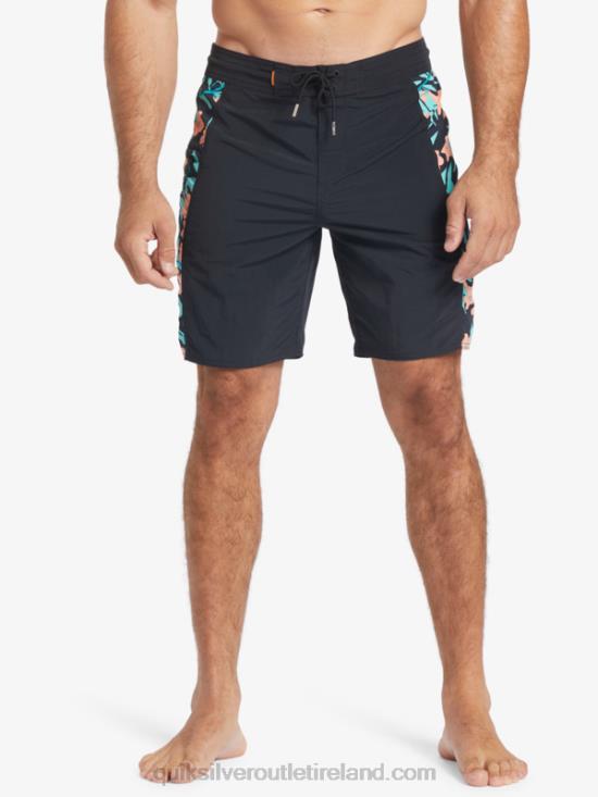 Men Quiksilver Waterman Cliffside Solid 19 Boardshorts N02TD415 black
