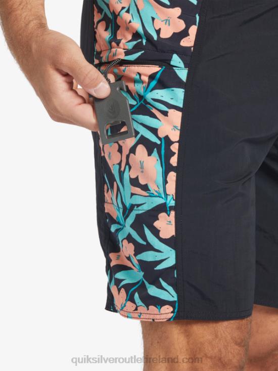 Men Quiksilver Waterman Cliffside Solid 19 Boardshorts N02TD415 black
