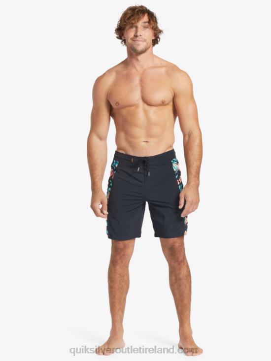 Men Quiksilver Waterman Cliffside Solid 19 Boardshorts N02TD415 black