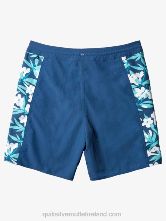 Men Quiksilver Waterman Cliffside Solid 19 Boardshorts N02TD416 ensign blue