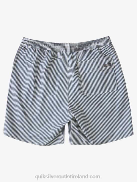 Men Quiksilver Waterman Deck Stripe 19 Volleys N02TD1842 ensign blue deck stripe