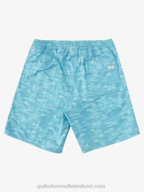 Men Quiksilver Waterman Marlin Jig 17 Volleys N02TD990 capri breeze marlin vy