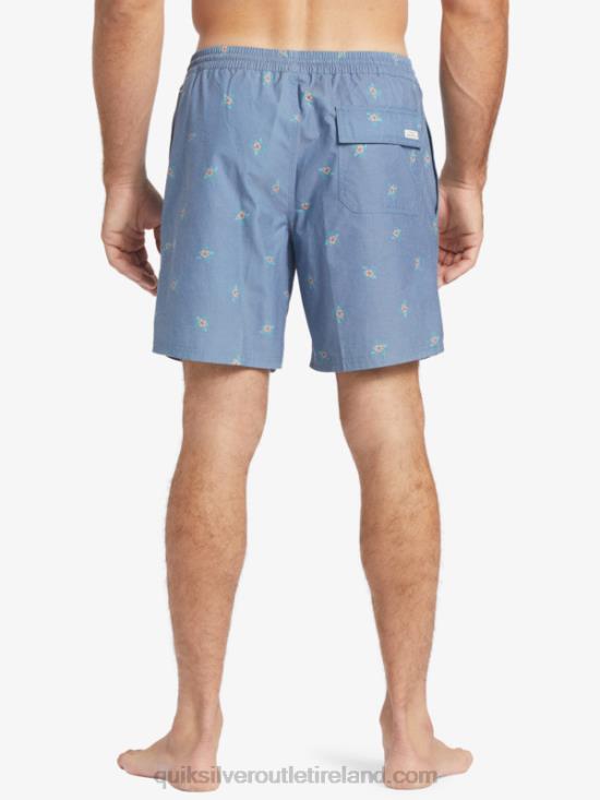 Men Quiksilver Waterman Small Pedals 17 Volleys N02TD395 ensign blue small pedals v