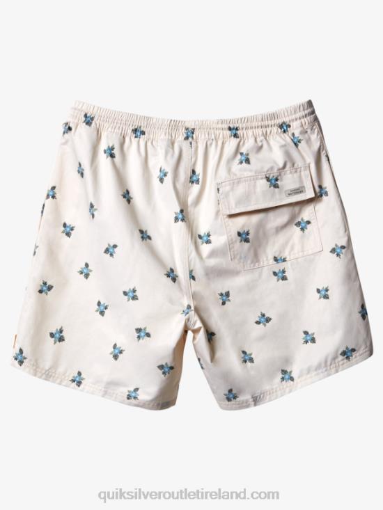 Men Quiksilver Waterman Small Pedals 17 Volleys N02TD397 antique white small pedals v