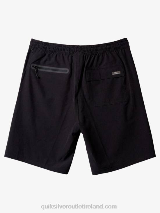 Men Quiksilver Waterman Suva 20 Amphibian Boardshorts N02TD780 black