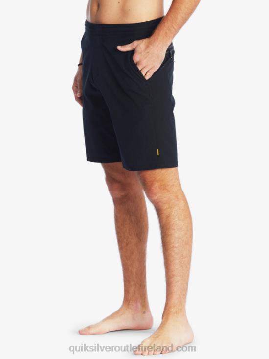 Men Quiksilver Waterman Suva 20 Amphibian Boardshorts N02TD780 black