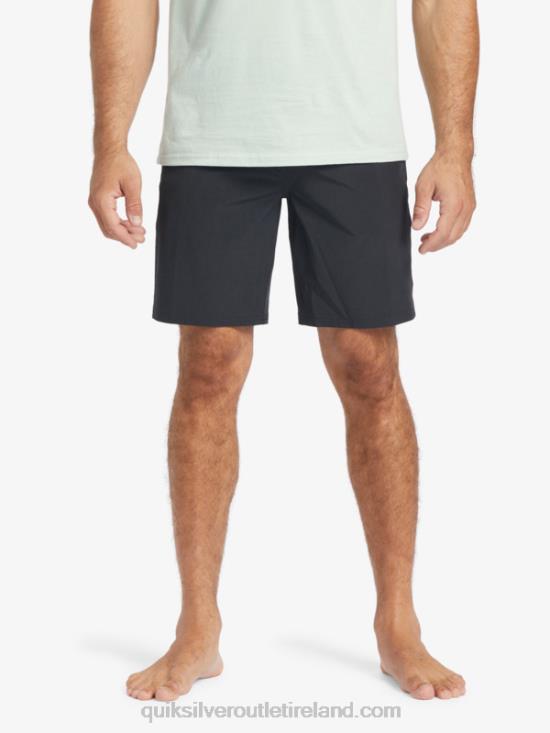 Men Quiksilver Waterman Suva 20 Amphibian Boardshorts N02TD780 black