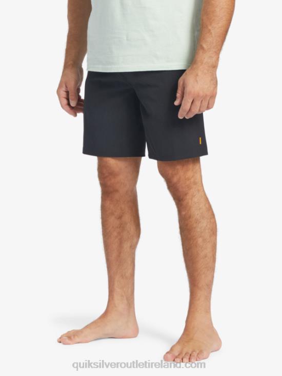 Men Quiksilver Waterman Suva 20 Amphibian Boardshorts N02TD780 black