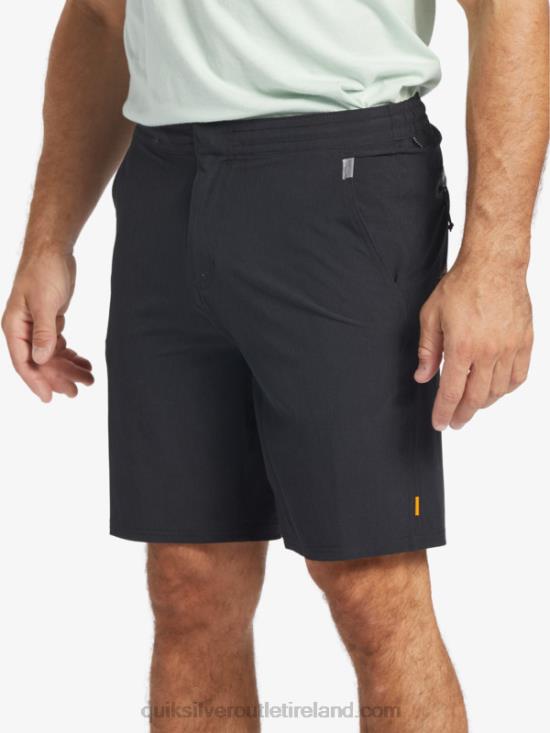 Men Quiksilver Waterman Suva 20 Amphibian Boardshorts N02TD780 black