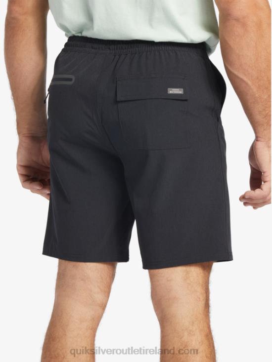 Men Quiksilver Waterman Suva 20 Amphibian Boardshorts N02TD780 black