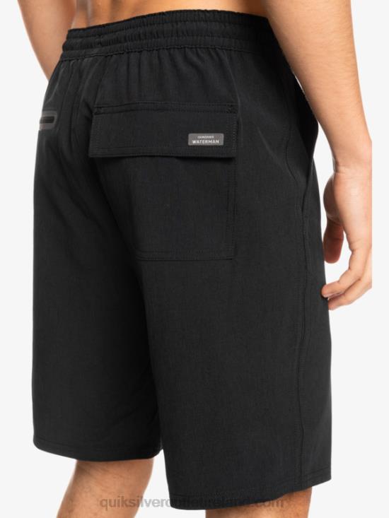 Men Quiksilver Waterman Suva 20 Amphibian Boardshorts N02TD780 black