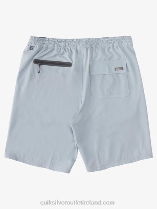 Men Quiksilver Waterman Suva 20 Amphibian Boardshorts N02TD781 sharkskin