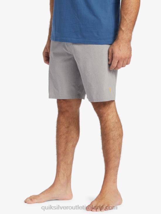 Men Quiksilver Waterman Suva 20 Amphibian Boardshorts N02TD781 sharkskin