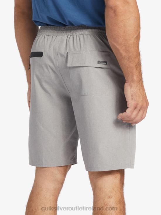 Men Quiksilver Waterman Suva 20 Amphibian Boardshorts N02TD781 sharkskin