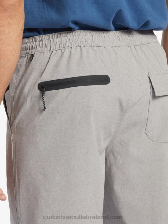 Men Quiksilver Waterman Suva 20 Amphibian Boardshorts N02TD781 sharkskin
