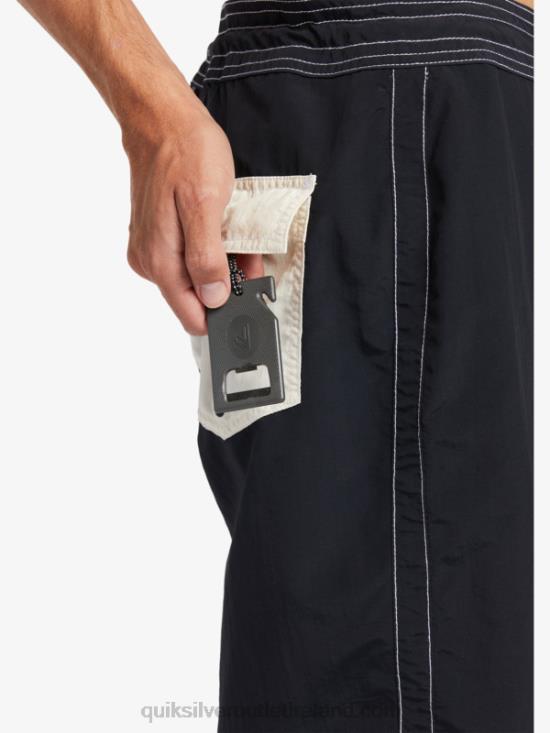 Men Quiksilver Waterman Throwback 19 Boardshorts N02TD1855 black