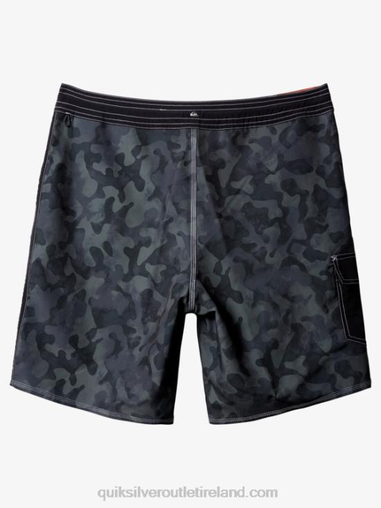 Men Quiksilver Waterman Throwback Camo 19 Boardshorts N02TD535 black throwback fade