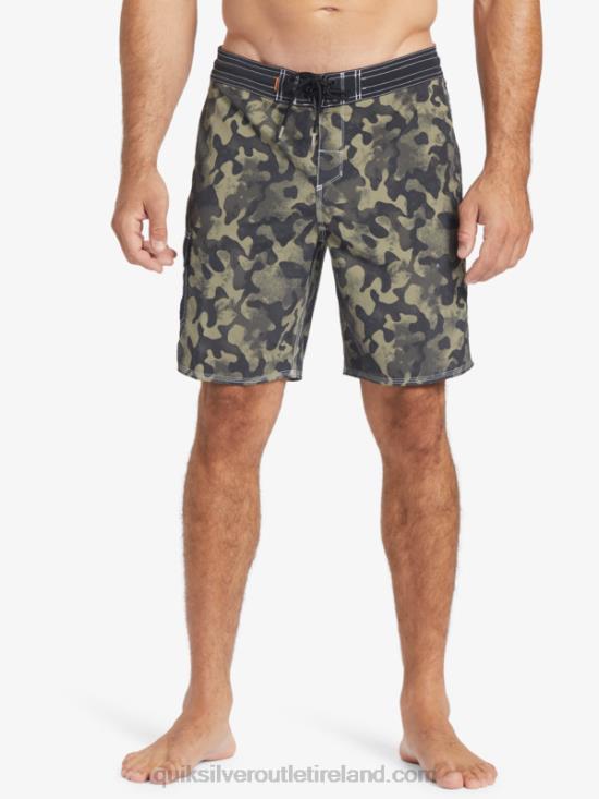 Men Quiksilver Waterman Throwback Camo 19 Boardshorts N02TD535 black throwback fade