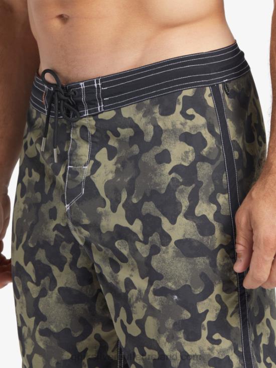 Men Quiksilver Waterman Throwback Camo 19 Boardshorts N02TD535 black throwback fade