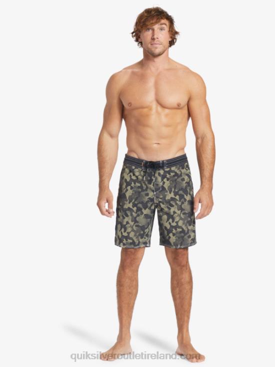 Men Quiksilver Waterman Throwback Camo 19 Boardshorts N02TD535 black throwback fade