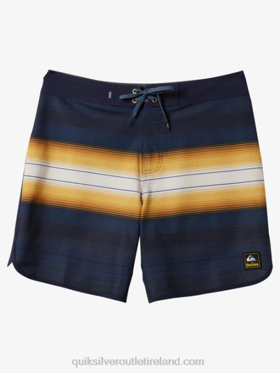 Men Quiksilver x Pacifico Surfsilk 18 Boardshorts N02TD13 navy blazer