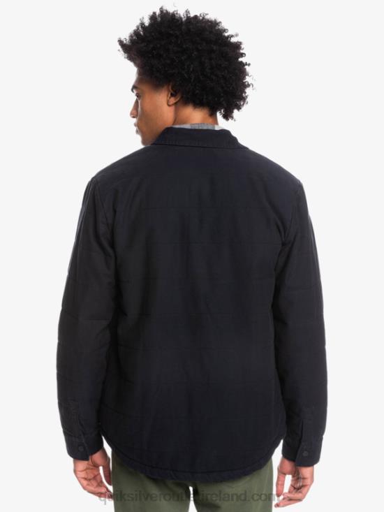 Men Quiksilver Downrail Canvas Chore Jacket N02TD1568 black