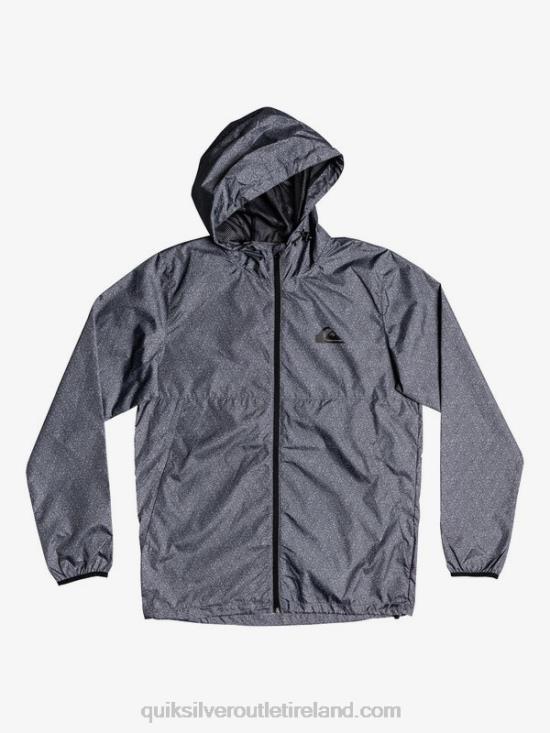 Men Quiksilver Everyday Windbreaker Jacket N02TD1011 dark grey heather